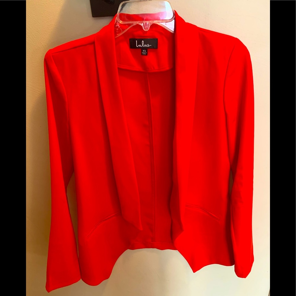 Lulus red blazer